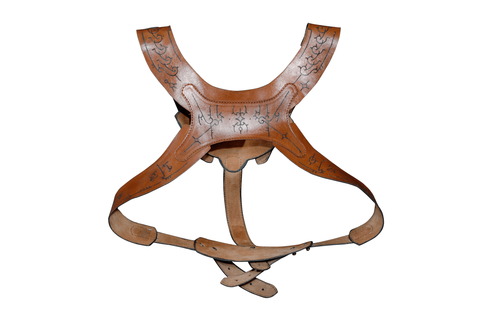 Tattooed harness